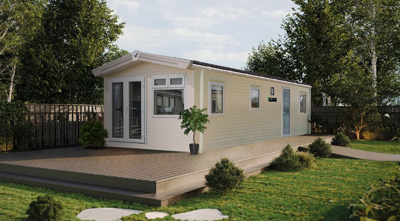 Outside view of the Rio Access caravan