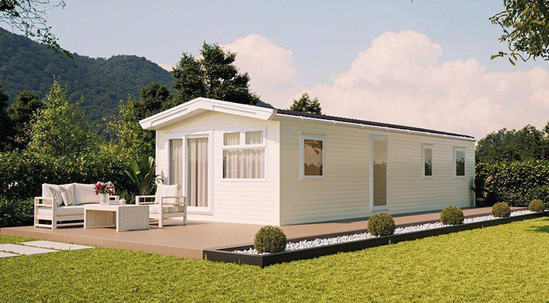 Outside view of the Rio caravan